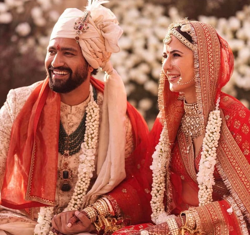 Bollywood celebrities Katrina Kaif Vicky Kaushal Marriage viral photos 2