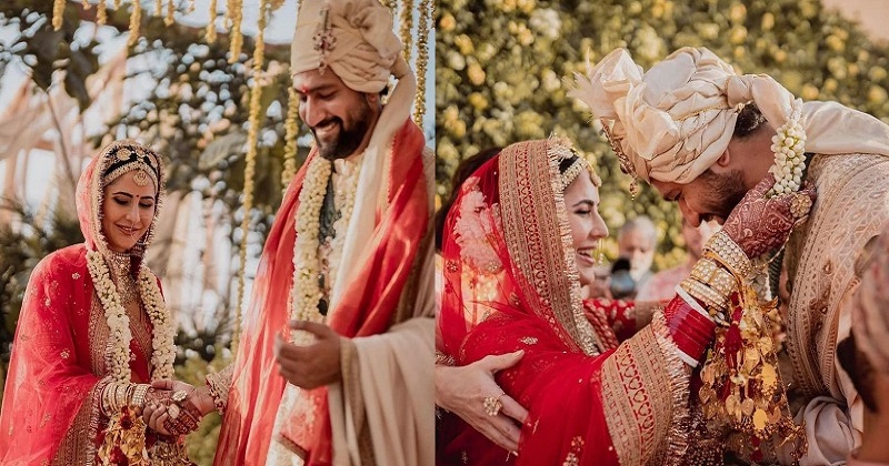 Bollywood celebrities Katrina Kaif Vicky Kaushal Marriage viral photos