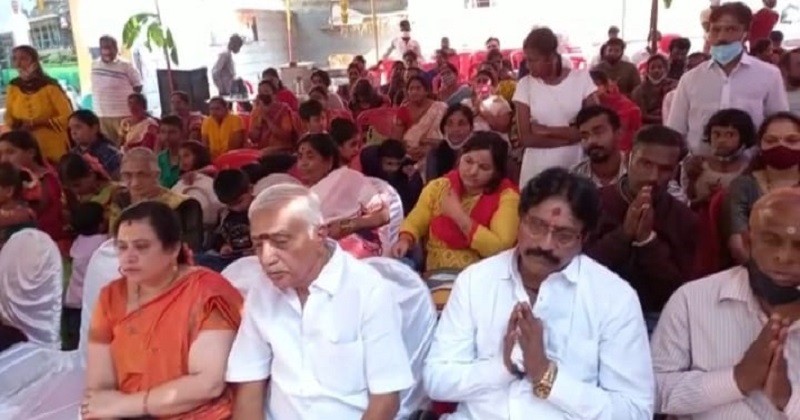 Omicron Shaneshwara Maha Yaga Held in Bangalore T Dasarahalli Shaneswara Temple 1