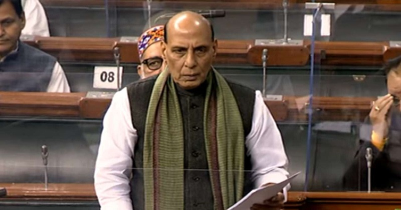 Rajnath Singh briefs Parliament on IAF chopper crash