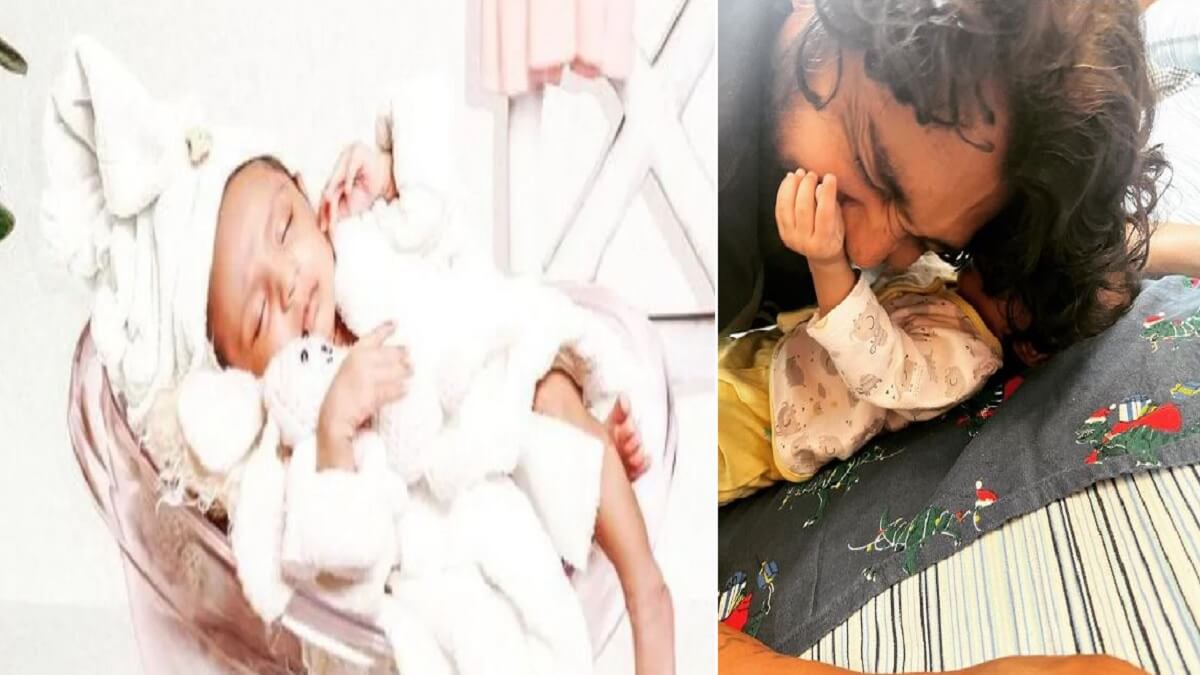 Dhruva Sarja Daughter Photo: Actor Dhruva Sarja finally revealed his daughter's face: Do you know how cute the baby is?