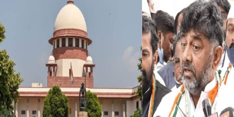 Illegal property case Supreme Court granted interim stay on CBI inquiry against DK Shivakumar