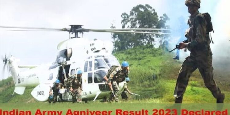 Indian Army Agniveer Result 2023 Declaration