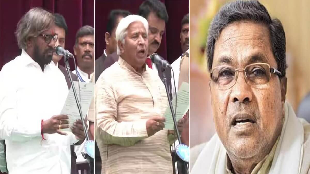 Karnataka Oath Ceremony: Karnataka: 24 ministers joined the Siddaramaiah cabinet