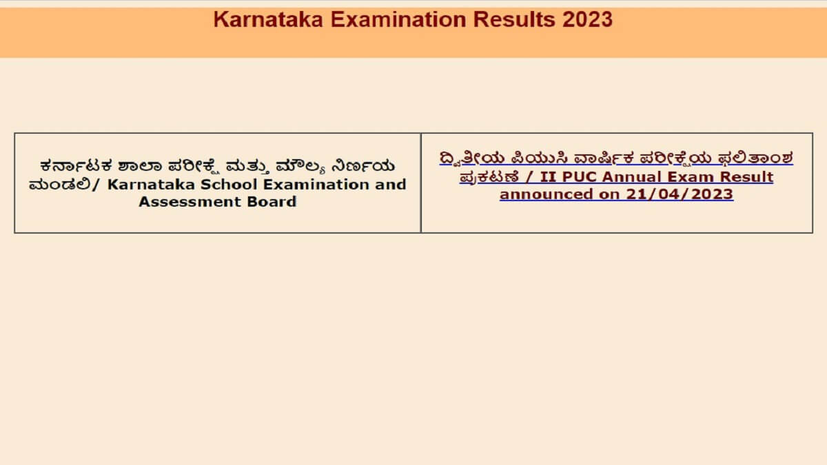 Karnataka SSLC Result 2023 May 8 Know How To Check Scorecard