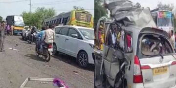 Mysore Bus Accident Terrible accident between a private bus 10 killed
