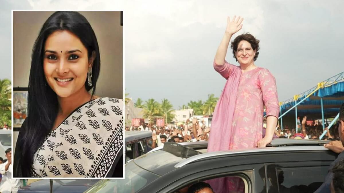 Sandalwood Queen Ramya Campaign with Priyanka Gandhi in Mandya Karnataka Election