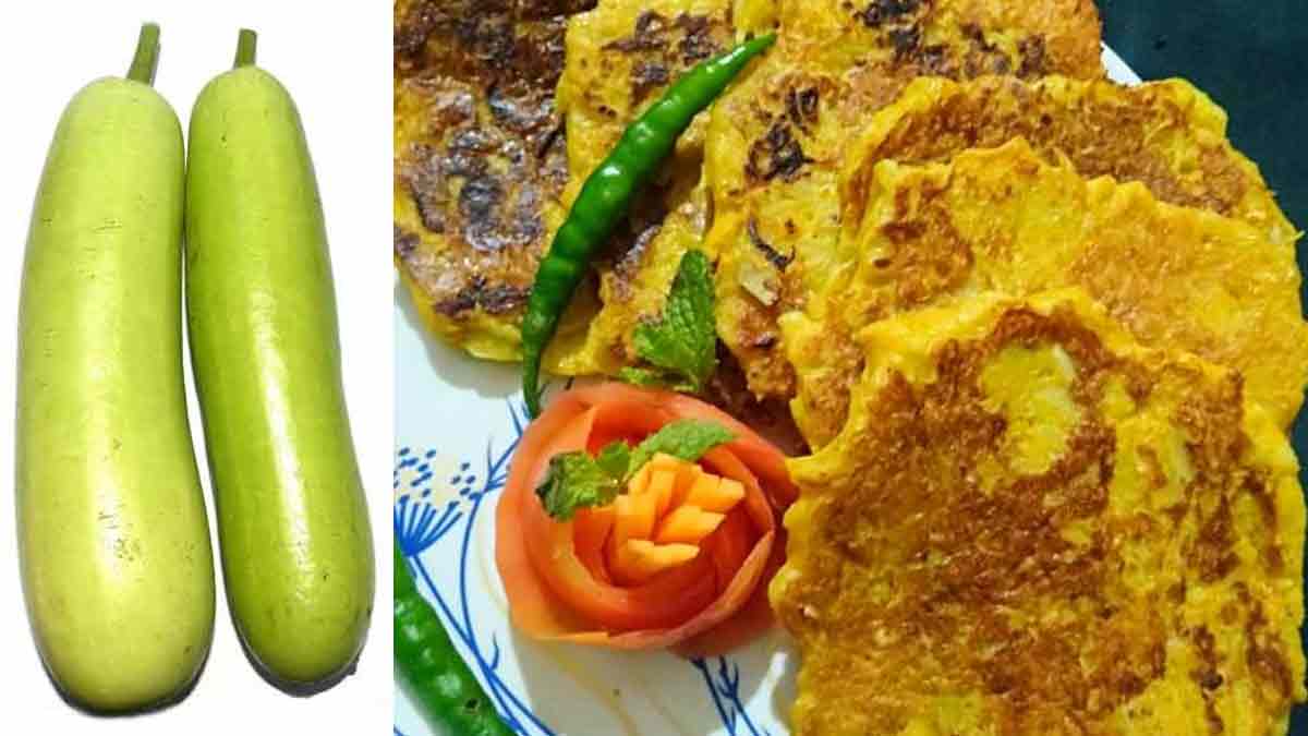 Breakfast recipe. Try this nutritious and tasty food. Lauki chilla recipe