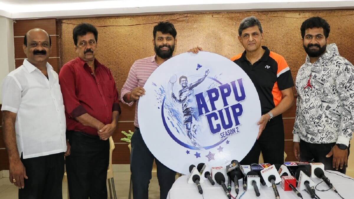 Appu Cup Season-2 Sandalwood Badminton League : Logo unveiled by Prakash Padukone