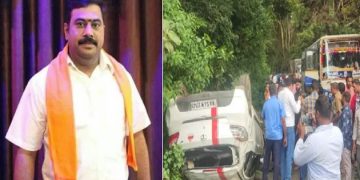 BJP leader Swami Gowda: BJP leader dies in an accident