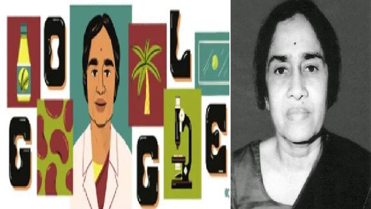 Google Doodle - Kamala Sohonie : Indian Biochemist Dr. Kamala Sohonie Birthday : Specially Celebrated Google Doodle