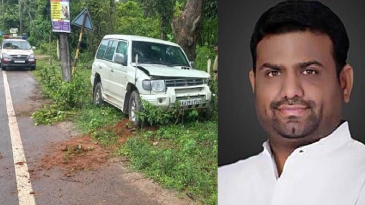 MLA Rohit Reddy Car Accident : Tandur MLA Rogit Reddy Car Accident in Karkala Udupi