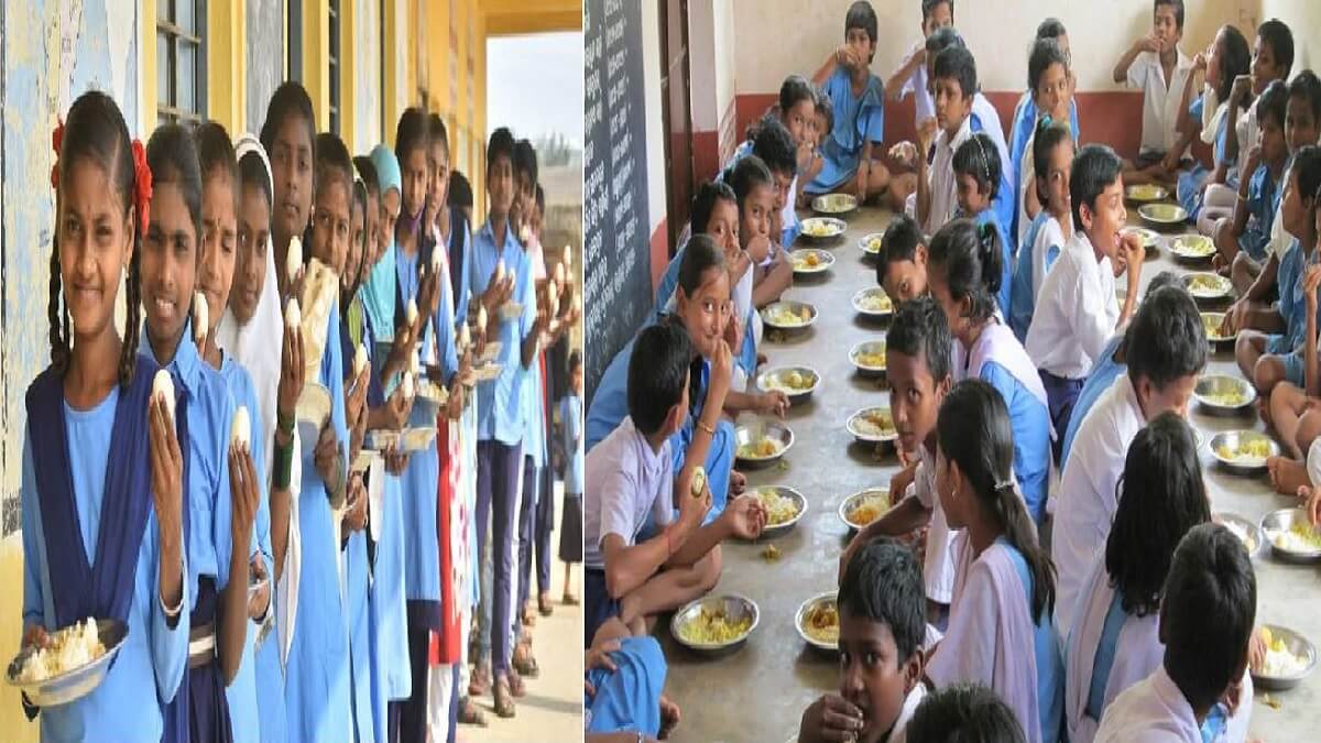 Egg In Mid Day Meal : Egg, banana cut with hot water for school children