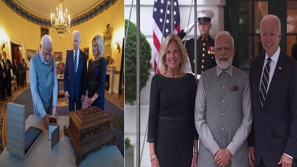 PM Modi's US visit: PM Modi gave a unique gift to US President Joe Biden