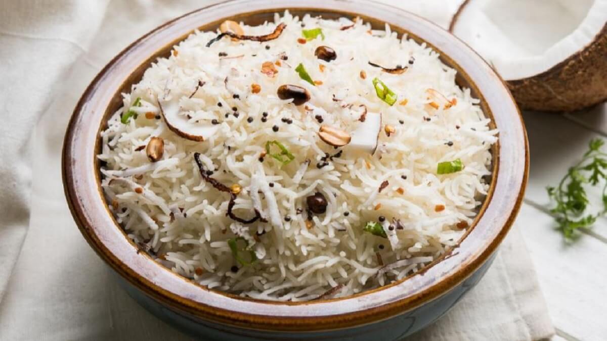 Coconut Rice Recipe: Try this coconut rice recipe which is as delicious as Chitranna