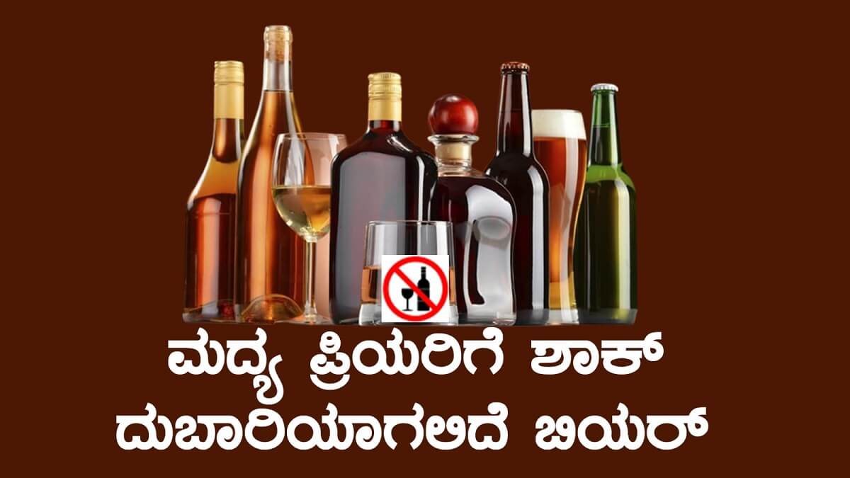 Karnataka Budget 2023: Shock for alcoholics, beer will be expensive