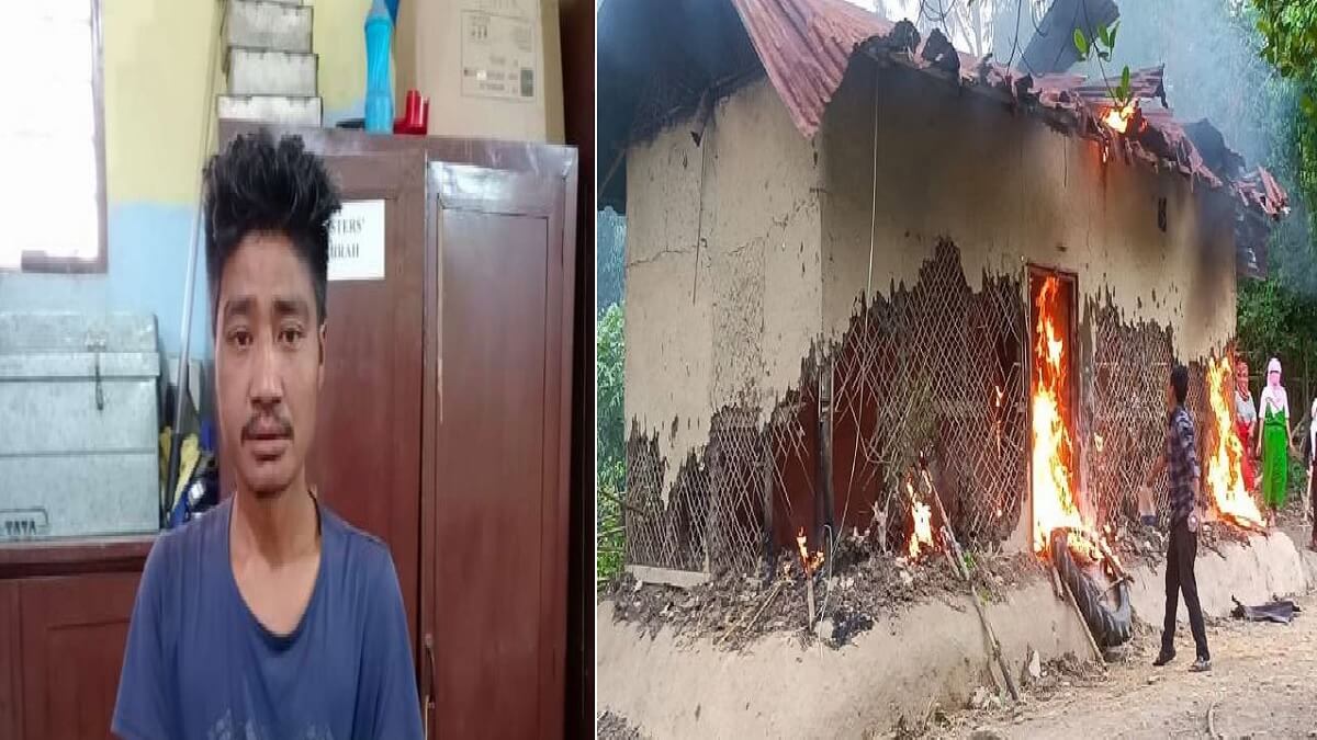 Manipur Sexual Assault Case: People who burnt the house of the accused