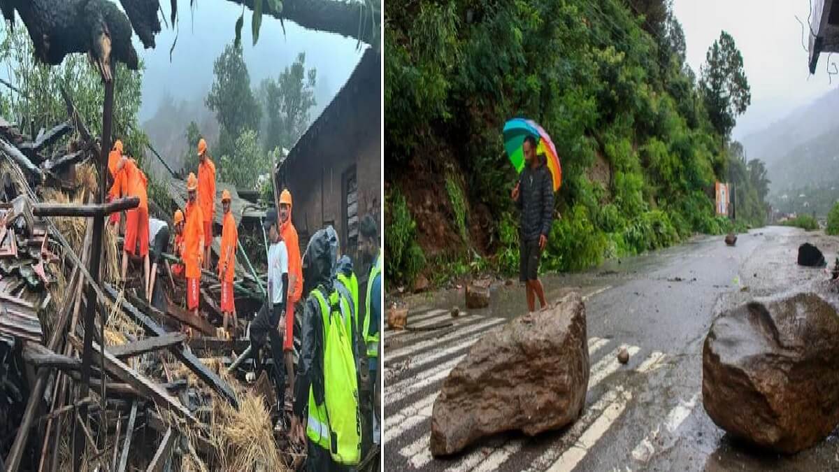 Maharashtra Rains: Over 30 families feared trapped by landslides: Rescue operation continues