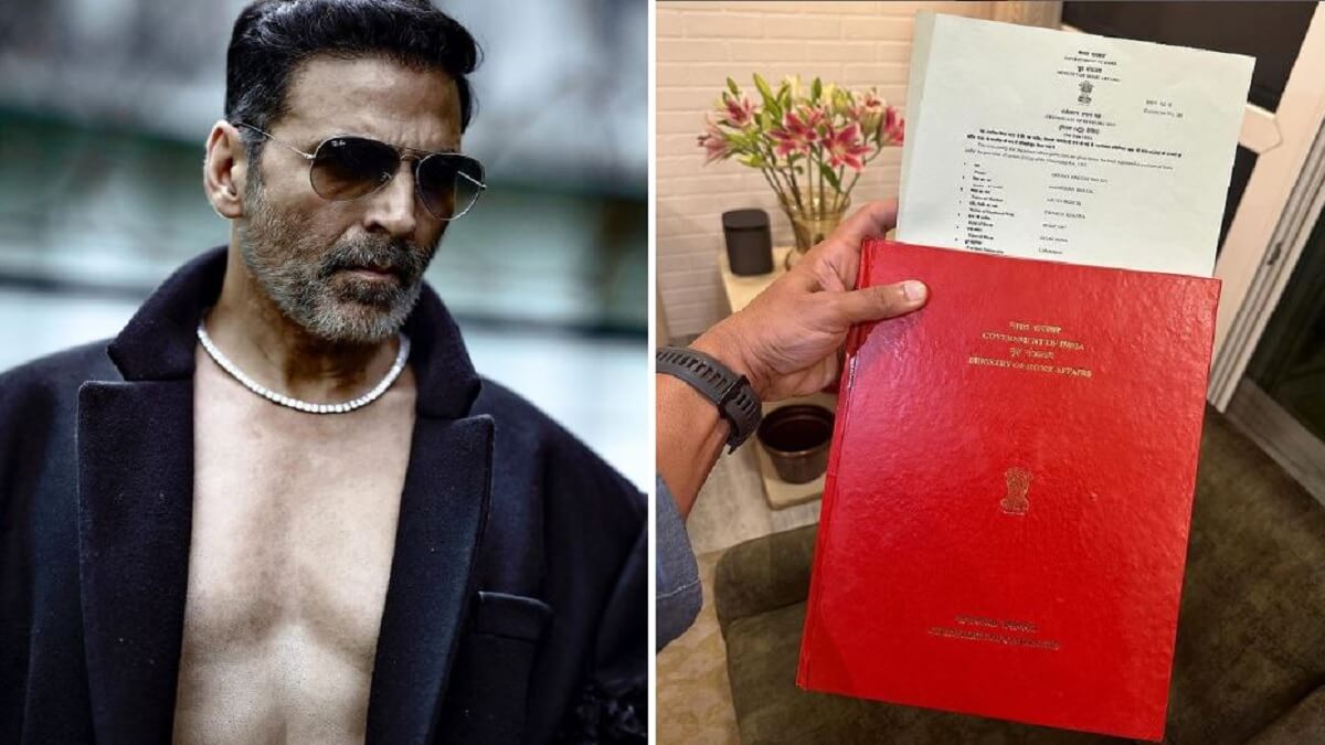 Actor Akshay Kumar got Indian citizenship on 77th Independence Day