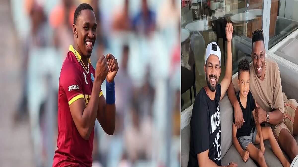 Dwayne Bravo Junior : A rare guest who met Team India players in Trinidad, cute video viral!