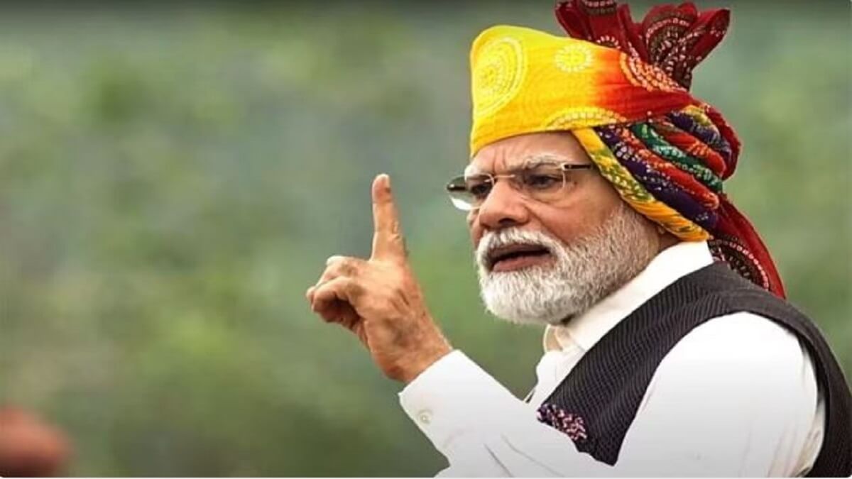 Red fort: 77th Independence Day: Prime Minister Modi said that India's economy will become the 3rd largest economy in the next 5 years.