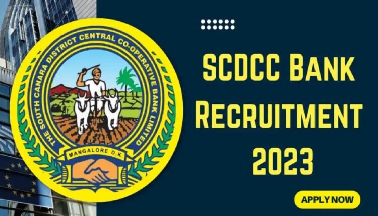 SCDCC Bank Recruitment 2023: Golden Opportunity for Diploma, Graduate, Post Graduate: Rs 89600 salary, apply today