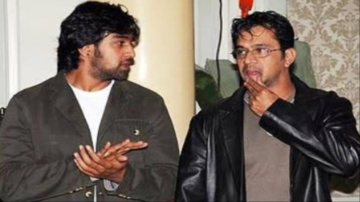 Chiranjeevi Sarja with Dhruva Sarja Do you know father-in-law Arjun Sarja dream about sons-in-law 