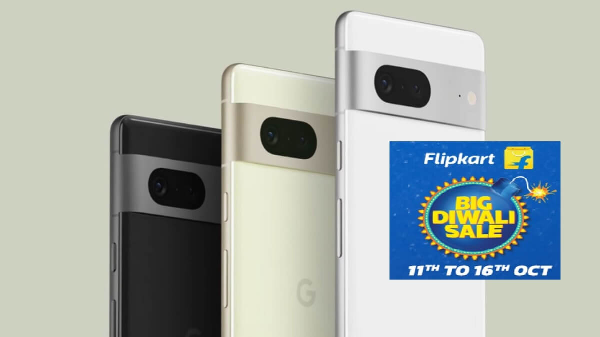 Google Pixel 7 price Drop 36499 Flipkart Big Billion Days Sale I Phone 14 Vivo Oppo Price Down