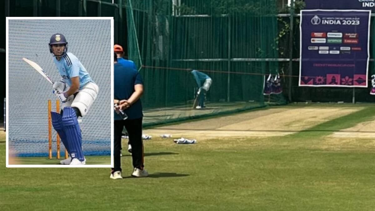 India vs Pakistan World Cup 2023 Shubman Gill net practice in Ahmedabad