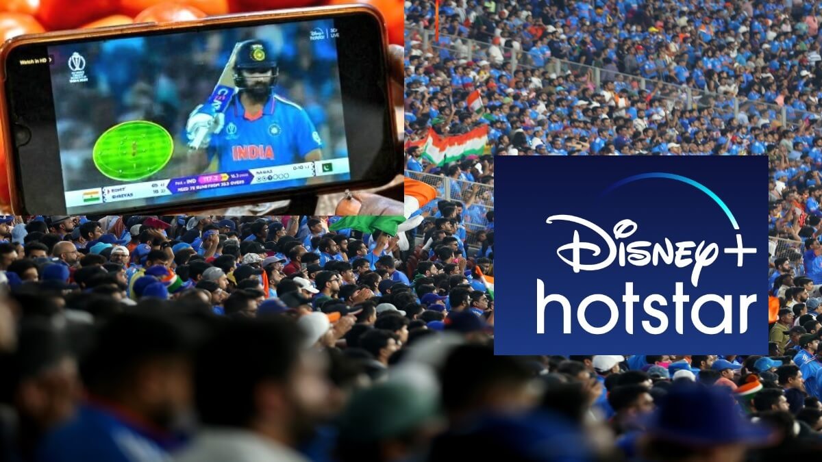 india vs Pakistan world Cup match Realtime watching 3.50 crore views Breaks Global Streaming Record Disney Hotstar