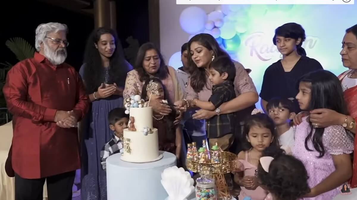 Meghana Raj and Chiranjeevi Sarja Son Rayan Raj Sarja Royal Birthday Meghana Raj Sarja shared a video for fans