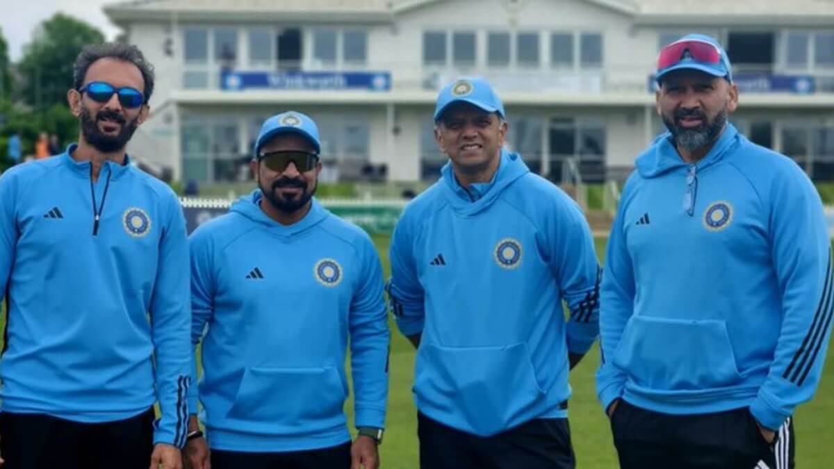 Rahul Dravid Team india Coach Bcci Announces extension of contracts for Head coach and Support Staff