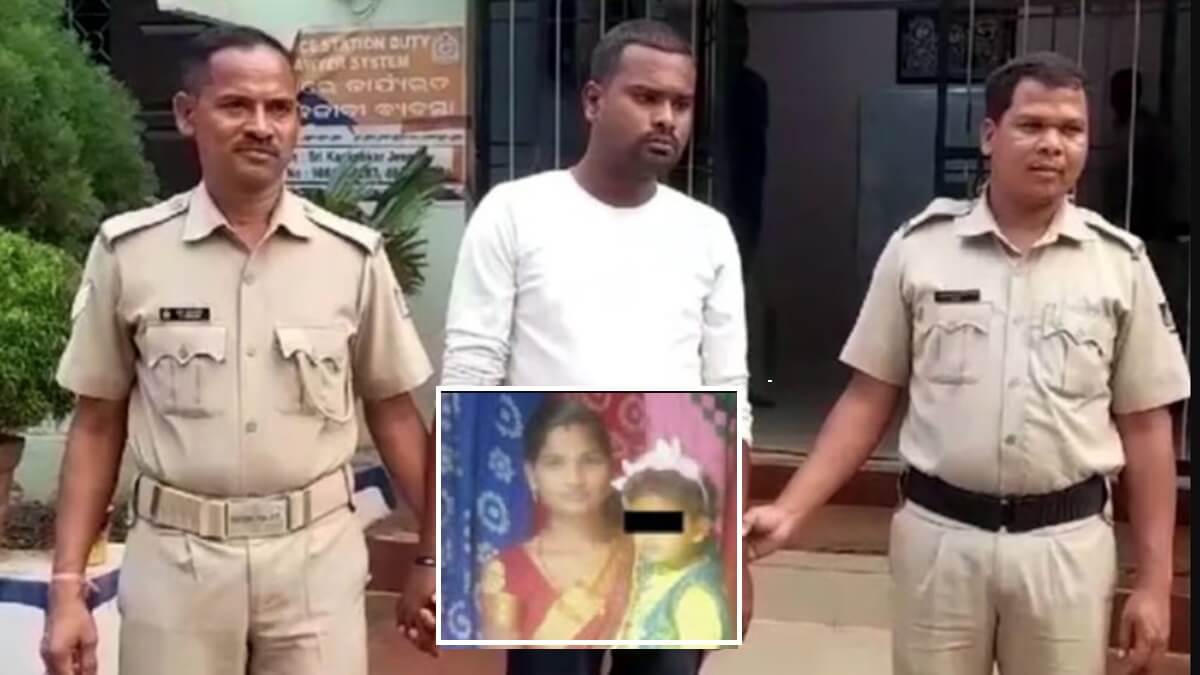odisha man kills 2 years old daughter and wife by snake