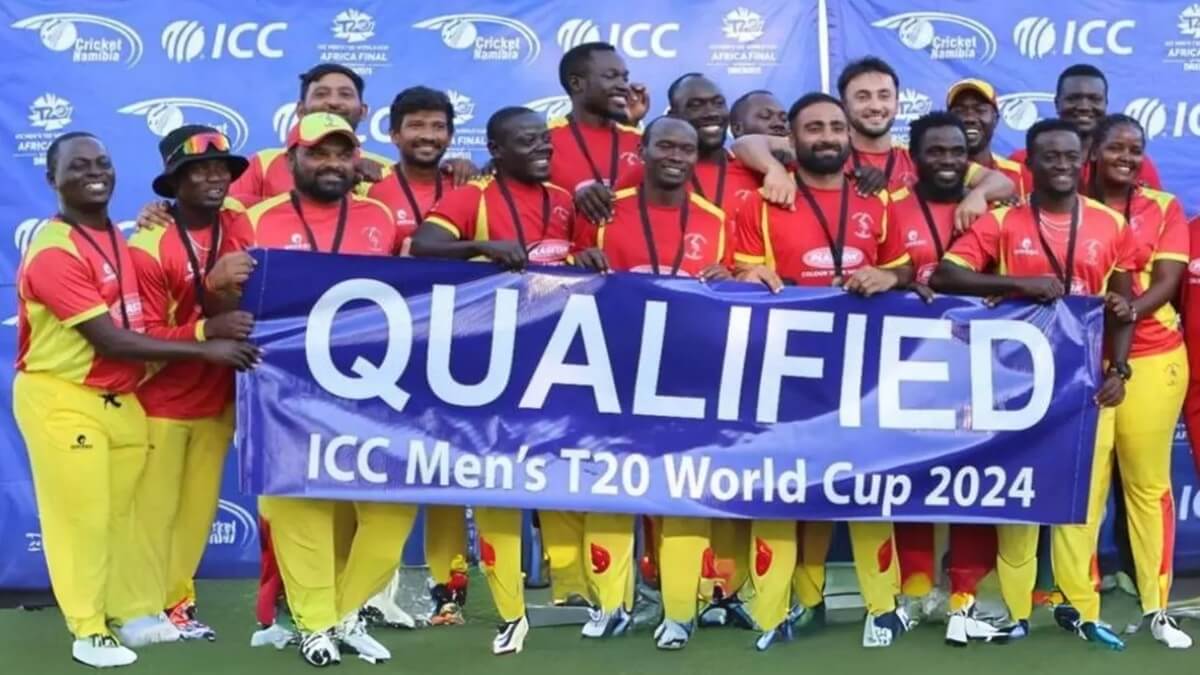Icc t20 world cup 2024 uganda cricket team playing mumbai base player alpesh ramjani played with shreyas iyer and shivam dube