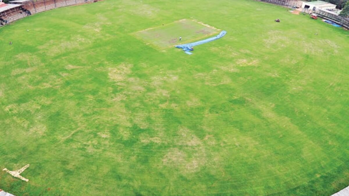Mysore international cricket stadium 20 acres of land handed over to ksca