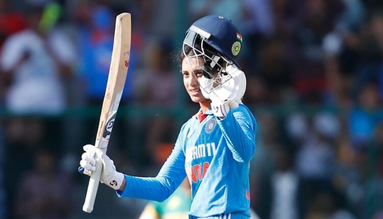 smriti mandhana century and competed 7000 runs in ODI cricket India Women Vs South Africa Women