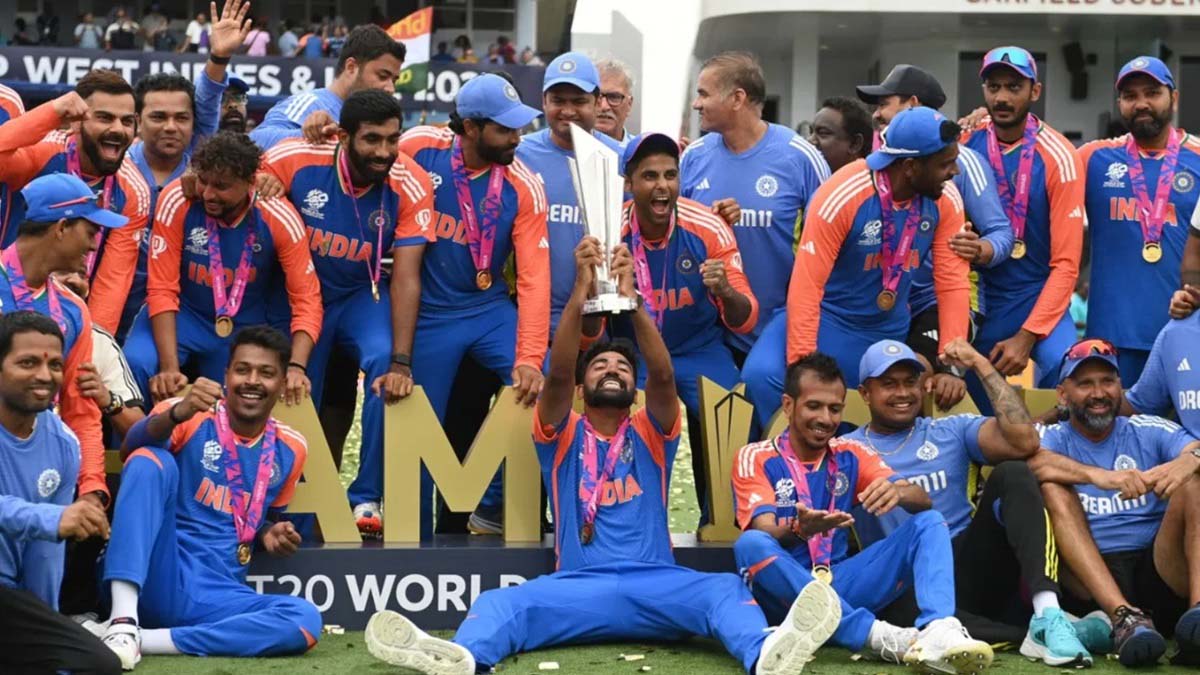 India Win t20 World cup 2024 A grand parade of the World Cup winning Indian cricket team will be held in Mumbai today