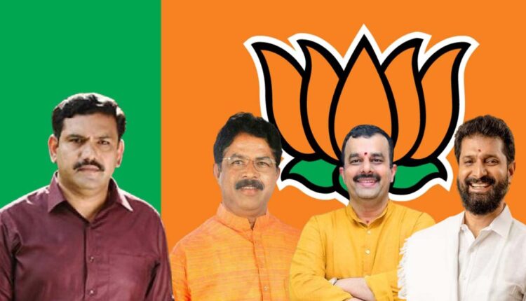 BJP Leaders BY Vijayendra, R Ashok, CT Ravi, Karkala Sunil Kumar