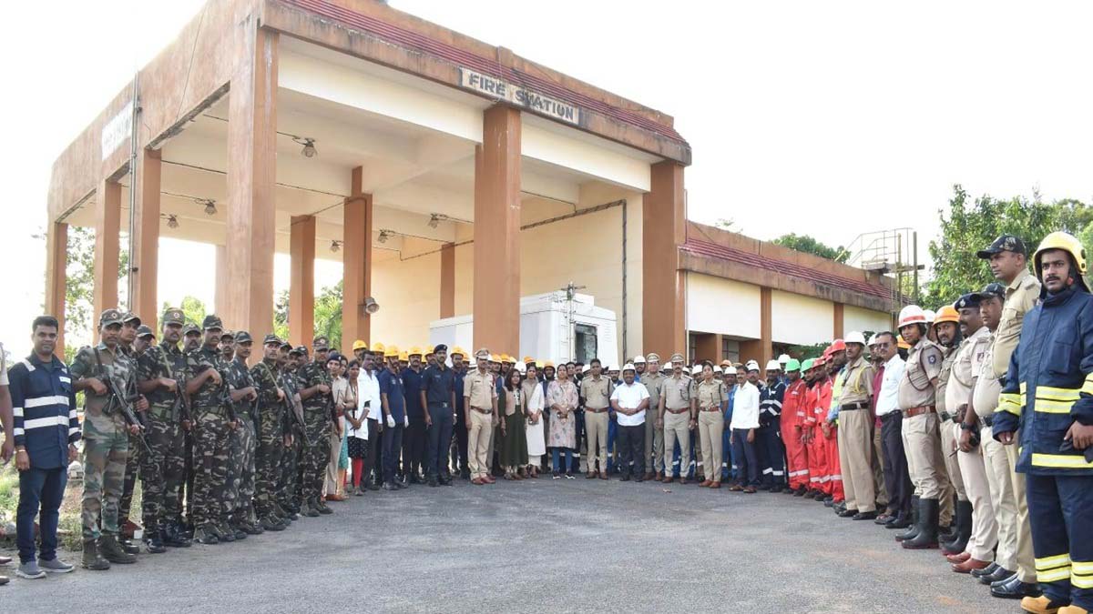 Udupi Drone attack on Padur strategic petroleum reserve plant Mockdrill in Kannada News 