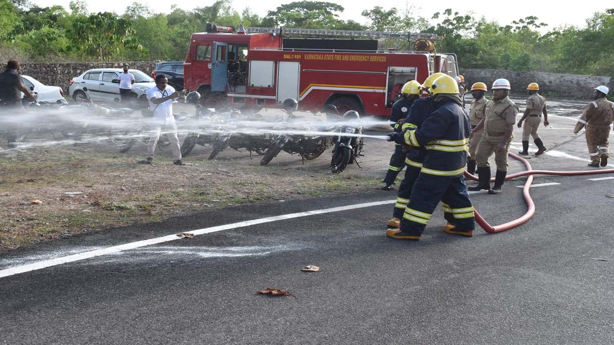 Udupi Drone attack on Padur strategic petroleum reserve plant Mockdrill in Kannada News 