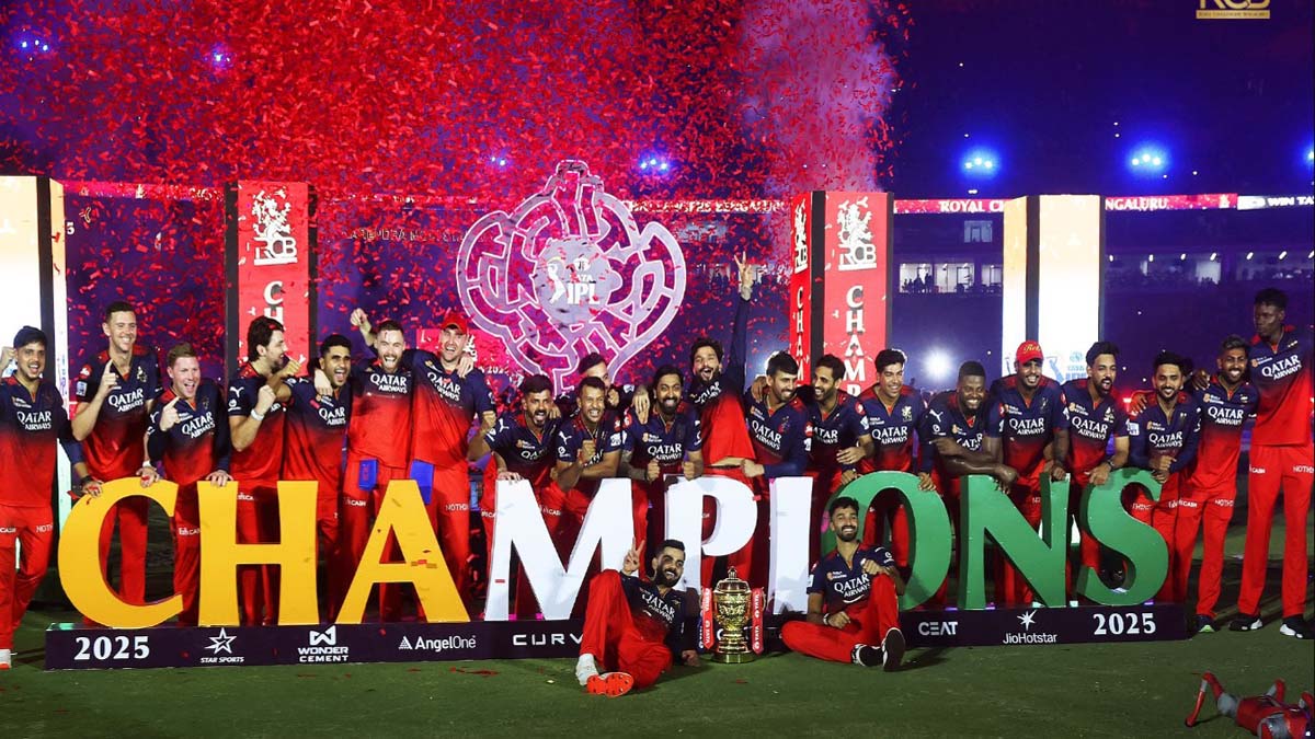 EE sala cup Namde RCB IPL 2025 Champions Virat Kohli 18 years wait ends