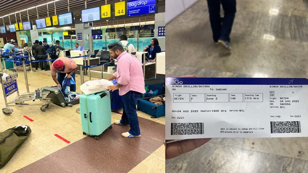 Fake weighing machine at Airport luggage counter Did IndiGo airline cheat passengers