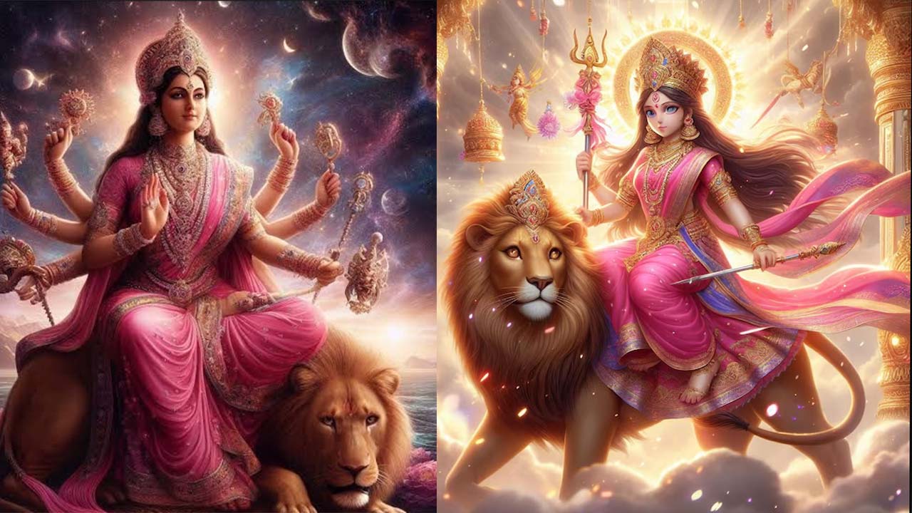 Navaratri 6th day Katyayini is stationed in Jnanachakra third eye If you worship Mangalya Bhagya Prapti