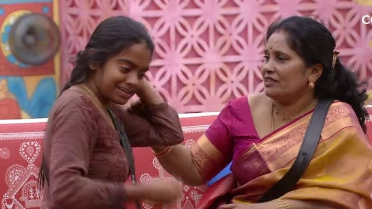 Rakshita Shetty Mother in Bigg boss house