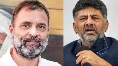 Rahul Gandhi and DK Shivakumar talks