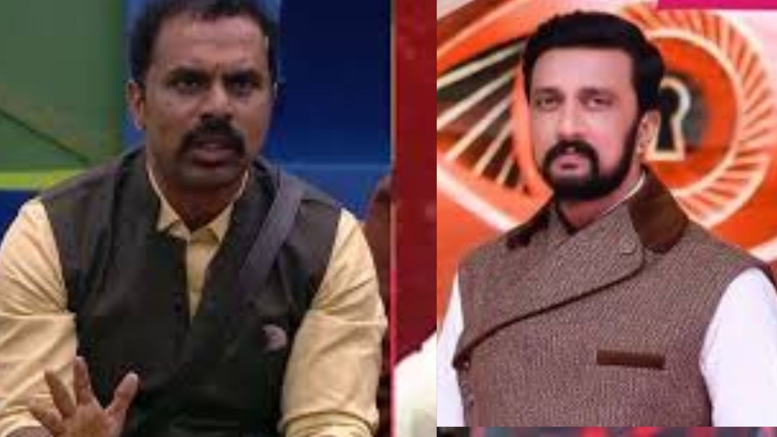 Kichcha Sudeepa and Chakravarthy Chandrachud