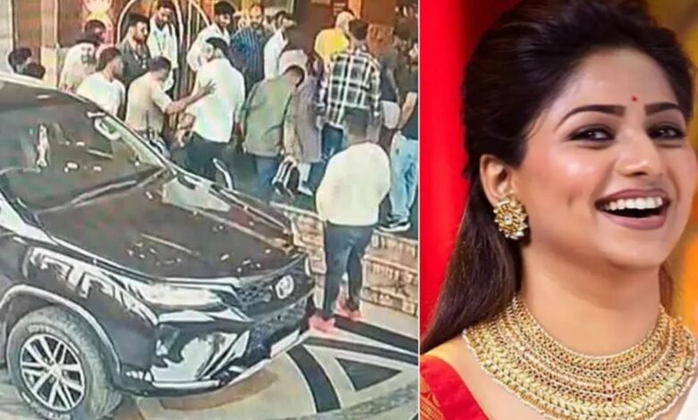 Actor Rachita Ram Car Driver