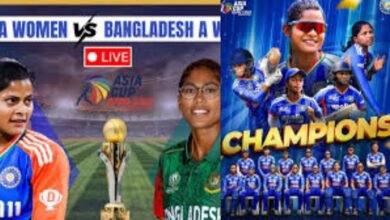 Asia Cup Rising Stars final results India beat Bangladesh by 49 runs won the trophy
