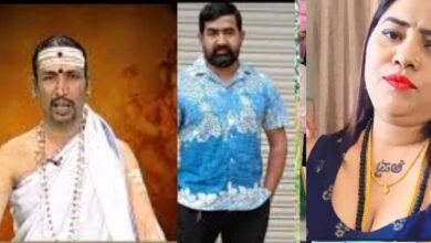 Suchitra Naiks husband Mahesh Naik claims she honey trapped astrologer Kamalakar Bhat