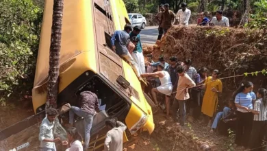 Kundapur Bus Accident students overturns a major disaster averted